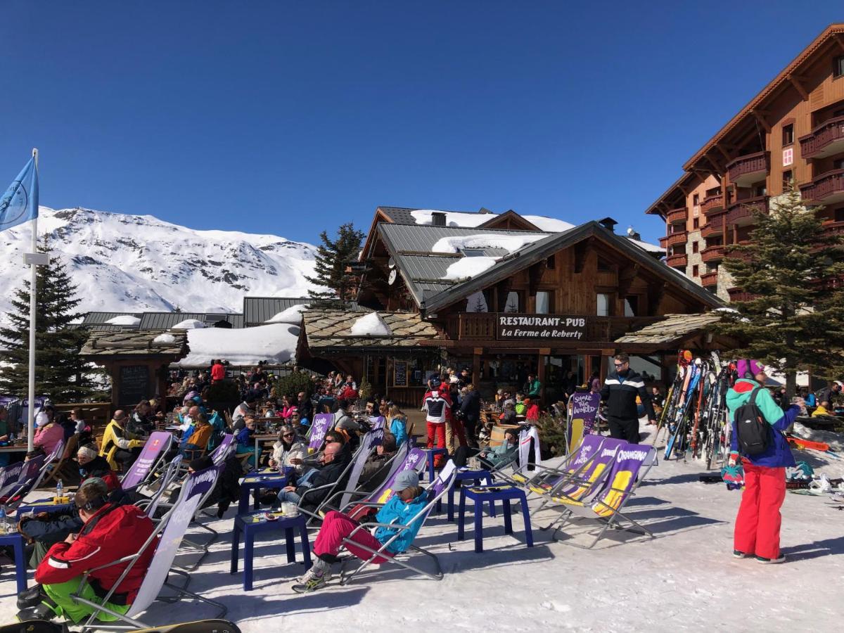Le Chamois Des Alpages De Reberty Ski Au Pied Сен-Мартен-де-Бельвіль Екстер'єр фото