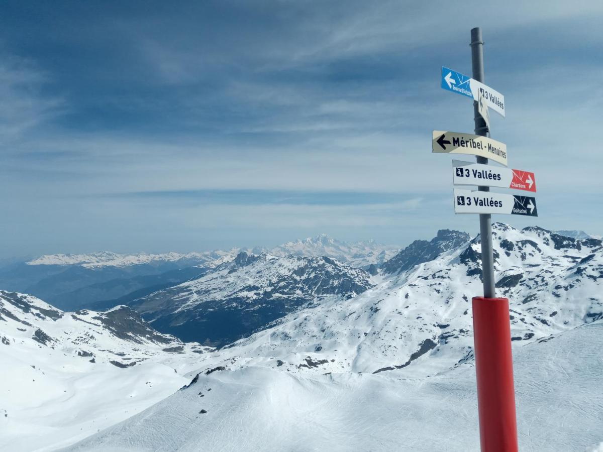 Le Chamois Des Alpages De Reberty Ski Au Pied Сен-Мартен-де-Бельвіль Екстер'єр фото